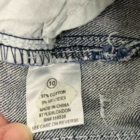 Modbe Denim London Bermuda Shorts 10 Med Wash - Picture 5 of 5